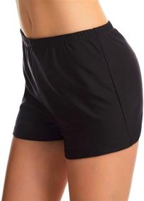img 4 attached to 🩳 Septangle Women's Swimwear Bottoms - Boy Shorts Style for Tankini Bathing Suits