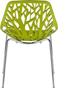 img 1 attached to Poly Birds Dining Chair Green