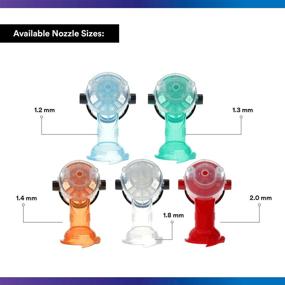 img 2 attached to 3M Accuspray Paint Spray Gun Nozzle Refills for PPS 2.0, 26618, 1.8 mm, Clear, Enhance Paint Spray Performance with PPS 2.0 Spray Gun System, Pack of 4