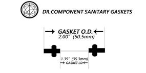 img 2 attached to ✨ Superior Quality DR COMPONENT Sanitary Standard Tri Clamp Gaskets for High-Performance Applications