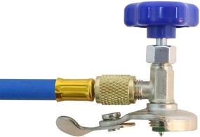 img 1 attached to 🚗 BELEY Automotive A/C Refrigerant/Freon Can Tap Charging Hose Kit with Pressure Gauge for Home & Car Air Conditioning - R134A R22 R12 Compatible