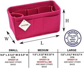 img 3 attached to 👜 Purse Organizer Insert: Efficient Handbag Storage Solution for Women - Accessories and Essentials Included!