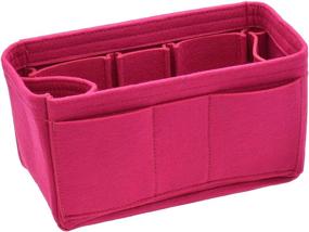 img 4 attached to 👜 Purse Organizer Insert: Efficient Handbag Storage Solution for Women - Accessories and Essentials Included!