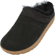 haflinger 713015 slippers lammfellclog snowbird men's shoes logo