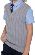 boys' benito benita uniform v neck sweater - sweaters in boys' clothing logo