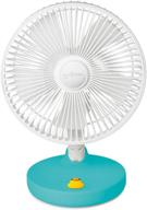 🦆 portable desk fan with built-in battery - bone usb fan 2000mah, foldable table fan with 180° rotation, 3 wind speed levels, strong airflow and quiet operation for home, office, outdoor, and travel (patti duck) logo