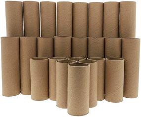 img 2 attached to 📦 Bountiful Bundle: 24-Pack of Brown Cardboard Tubes for DIY Crafts - Comes in 3 Sizes!