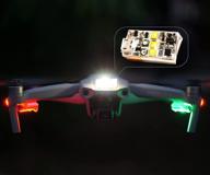 🚁 vifly drone strobe light - enhance faa night flying safety for dji mavic, mini 2, air 2s, phantom, inspire, matrice - anti-collision lighting (1pc pack) logo