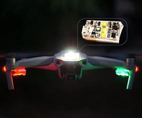 img 4 attached to 🚁 VIFLY Drone Strobe Light - Enhance FAA Night Flying Safety for DJI Mavic, Mini 2, Air 2S, Phantom, Inspire, Matrice - Anti-Collision Lighting (1pc Pack)