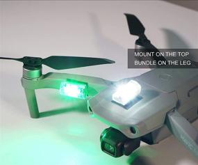 img 1 attached to 🚁 VIFLY Drone Strobe Light - Enhance FAA Night Flying Safety for DJI Mavic, Mini 2, Air 2S, Phantom, Inspire, Matrice - Anti-Collision Lighting (1pc Pack)