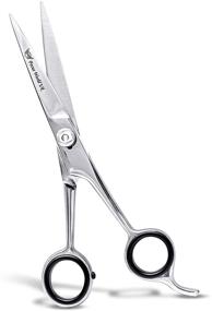 img 2 attached to ✂️ 6.5 Inch Barber Hair Scissors - Professional Stainless Steel Hairdressing Scissors for Adults, Men & Women [Focus World UK]