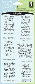 img 1 attached to Inkadinkado Stamps 8 Inch Friendly Advice