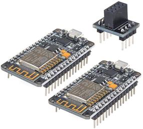 img 4 attached to 📶 MakerFocus 2pcs ESP8266 NodeMCU LUA CP2102 ESP-12E Internet WiFi Development Board - Serial Wireless Module - Internet for Arduino IDE/Micropython - Includes Free Adapter Board for ESP8266 ESP-01 and nRF24L01+