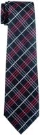 👔 stylish retreez tartan plaid woven boys' necktie accessories: a perfect fashion statement logo