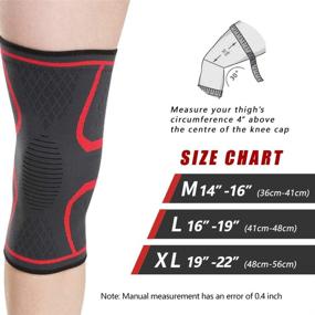 img 3 attached to Believe Simple 2 Pack Knee Straps: Ultimate Support for Active Sports & Pain Relief