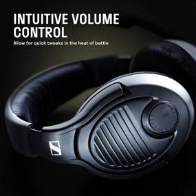 img 1 attached to 🎧 Premium PC Gaming Headset: Massdrop x Sennheiser PC37X - Noise-Cancelling Mic, Over-Ear Open-Back Design, Detachable Cable, Velour Earpads [Black]