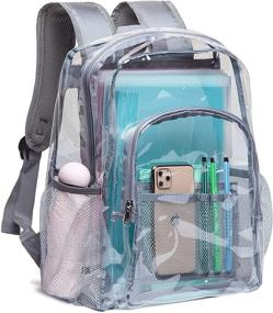 img 4 attached to 🎒 Transparent Reinforced Workplace Backpack - Vorspack Casual Daypacks