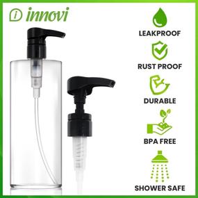 img 3 attached to Innovi Refillable Shampoo Conditioner Bottles