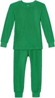 👕 premium quality, comfortable kids thermal underwear set - city threads - 100% cotton - made in usa logo