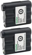 🔋 kastar безбатарейное аккумуляторное устройство 2 шт ni-mh 6v 1000mah: заменяемые батареи для радиостанций midland nautico nt1vp, серия радиостанций gxt логотип