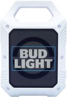 🔊 bud light portable bluetooth speaker: led lighting, rechargeable battery, premium bass & clear music quality, zero distortion - usb tf card compatible logo