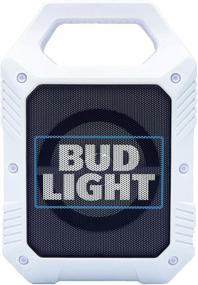 img 4 attached to 🔊 Bud Light Portable Bluetooth Speaker: Led Lighting, Rechargeable Battery, Premium Bass & Clear Music Quality, Zero Distortion - USB TF Card Compatible