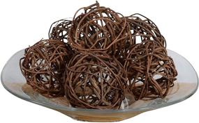 img 1 attached to 🏞️ Decorative Set of 6 Natural Vine Balls - 4 Inches Diameter - Ideal Bowl and Vase Filler