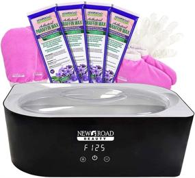 img 4 attached to 🎁 Revitalize Your Hands and Feet with New Road Beauty Paraffin Wax Kit: Fast Heating Paraffin Bath, Includes Terry-Cloth Mitts/Booties - Perfect Christmas Gifts for Her