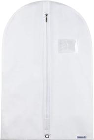 img 3 attached to HANGERWORLD Breathable Toddler Clothes Protector Storage & Organization