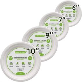 img 4 attached to 🌿 Eco-Friendly Mexago Compostable Plates: High-Quality Food Service Equipment & Supplies