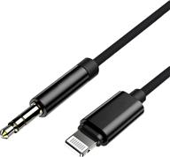 🎧 apple mfi certified lightning to 3.5mm audio cable - 3.3ft iphone headphones jack lightning aux cord compatible with iphone 12/12 mini/12 pro/12 pro max/11/11 pro/11 pro max/x/xr/xs/8 plus - black (improved seo) логотип