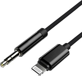 img 4 attached to 🎧 Apple Mfi Certified Lightning to 3.5mm Audio Cable - 3.3FT iPhone Headphones Jack Lightning Aux Cord Compatible with iPhone 12/12 Mini/12 Pro/12 Pro Max/11/11 Pro/11 Pro Max/X/XR/XS/8 Plus - Black (Improved SEO)