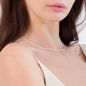 img 3 attached to 2mm Diamond Cut Rope Chain Necklace in Sterling Silver - Italian Made