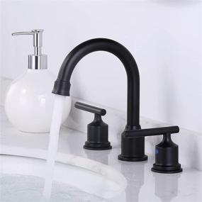 img 1 attached to 💎 WOWOW Handle Bathroom Faucet Widespread: Enhancing Your Bathroom with Unmatched Elegance