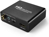 📺 tnp hdmi to dvi converter with audio out - hdmi to dvi video audio adapter sound splitter w/ 3.5mm aux, rca, & coaxial output, 1080p 720p, 5.1 & 2 channel capabilities logo