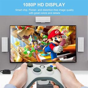 img 1 attached to Конвертер SVideo в HDMI: адаптер RCA в HDMI с поддержкой 1080P для ПК, ноутбука, Xbox, PS3, видеомагнитофона, DVD-проигрывателя