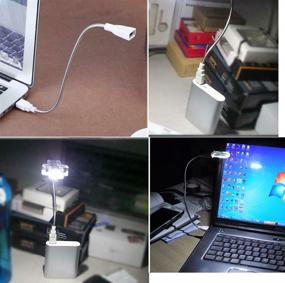 img 1 attached to Flexible USB Male to Female Stand 🔌 Holder Cable - 30cm, Power & Data, 3Pcs