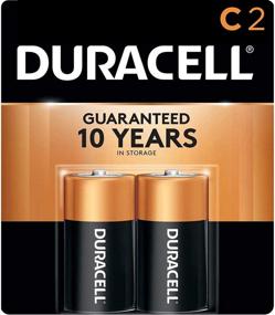 img 4 attached to 🔋 Прочные щелочные батарейки Duracell CopperTop C: долговечные, универсальные батарейки типа C для дома и офиса - 2 штуки