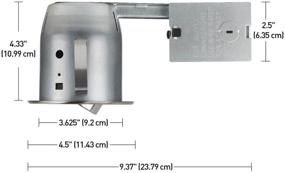 img 3 attached to 💡 Globe Electric 90734 Push N Click Recessed Lighting