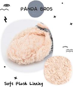 img 1 attached to Comfortable and Cozy Boys' Slipper Grippers Slippers 🐼 by Panda Bros: The Perfect Shoes and Slippers for Boys