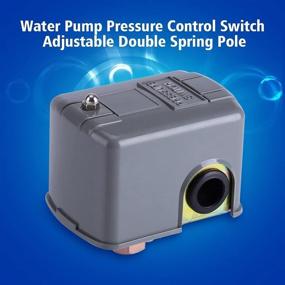 img 3 attached to FTVOGUE 40-60 PSI 110V-230V Water Pump Pressure Control Switch - Adjustable Dual Spring Pole for Optimal Performance