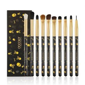 img 4 attached to Eye Makeup Brushes Set Eyeshadow