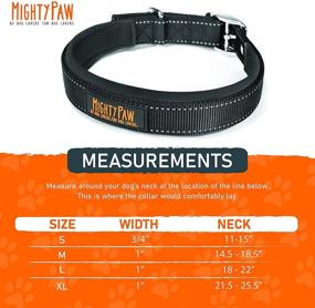 img 3 attached to 🐾 Mighty Paw Ultra Soft Dog Collar: Comfortable and Reflective Collar for Small, Medium, and Large Breeds