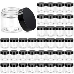 img 4 attached to Rhinestone Plastic Cosmetic 💎 Container: Sparkling Ointment Storage Solution