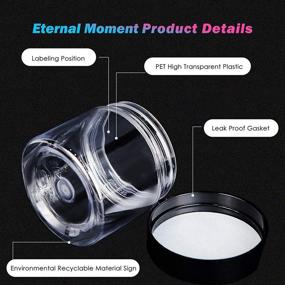 img 2 attached to Rhinestone Plastic Cosmetic 💎 Container: Sparkling Ointment Storage Solution