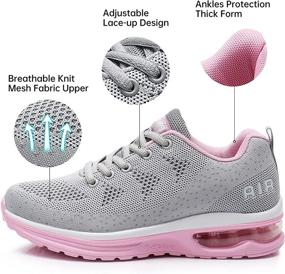 img 3 attached to 👟 MEHOTO Womens Fashion Tennis Walking Shoes - Stylish Sport Air Fitness Sneakers for Gym, Jogging & Running