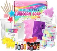 🌈 craftzee soap making kit: complete set to create your own unicorn-themed soaps, perfect for kids and adults - all-inclusive soap supplies and accessories included logo
