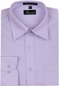 img 4 attached to 👔 Basilio BAS WHITE 155 32 Convertible Solid Dress Shirt for Men's Clothing