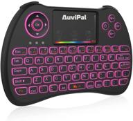 🔌 optimized rgb backlit auvipal r9 2.4ghz mini wireless keyboard mouse combo for streaming tv stick/android tv box/pc and more logo