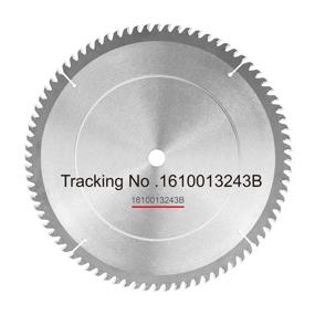 img 1 attached to 🪚 TWIN-TOWN 10-Inch 80 Tooth TCG Saw Blade: Ideal for Cutting Aluminum and Non-Ferrous Metals, 5/8-Inch Arbor